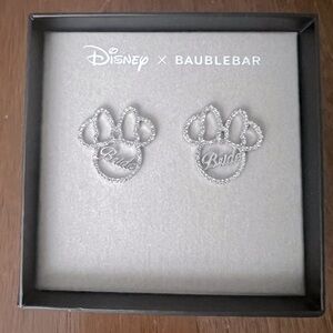 Disney BAUBLEBAR Minnie Mouse Bride Earrings NWT